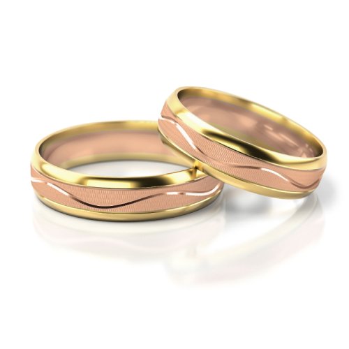 Zlaté snubní prsteny 2234