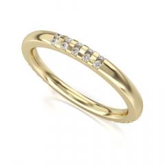 Dámský zlatý prsten E509