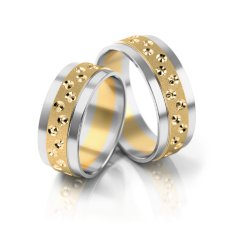 Zlaté snubní prsteny 4149