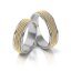 Zlaté snubní prsteny 3066 - Barva zlata: Bílé / Žluté