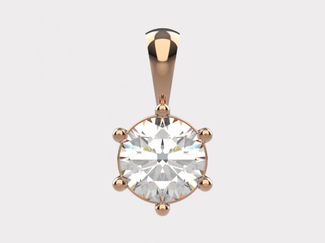 Zlatý přívěsek 018