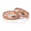 Zlaté snubní prsteny 3247 - Barva zlata: Žluté / Růžové, Typ kamene: Moissanit