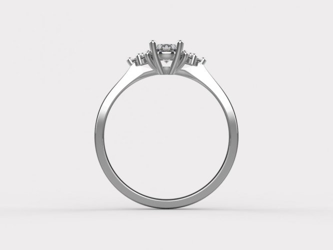 Zlatý zásnubní prsten 367