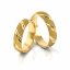 Zlaté snubní prsteny 1014 - Barva zlata: Růžové