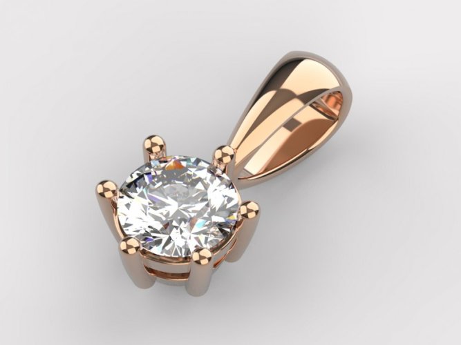 Zlatý přívěsek 018