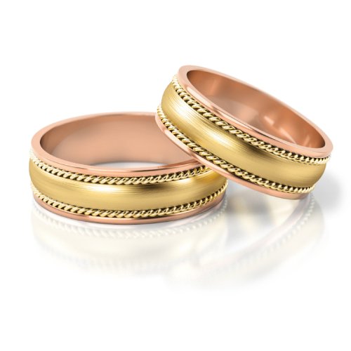 Zlaté snubní prsteny 4182