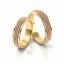 Zlaté snubní prsteny 3067 - Barva zlata: Růžové