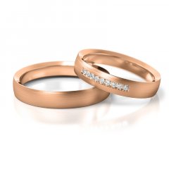 Zlaté snubní prsteny 4279