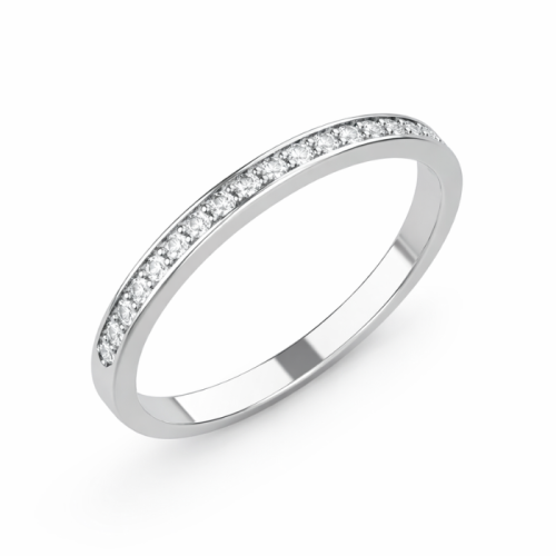 Dámský zlatý prsten 013 - Barva zlata: Bílé, Typ kamene: Briliant