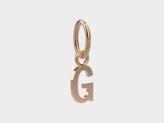 Zlatý přívěsek písmeno G