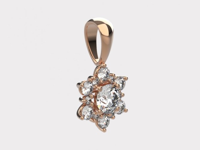 Zlatý přívěsek 011