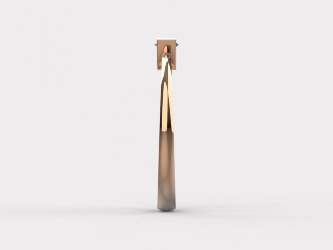 Zlatý zásnubní prsten 115