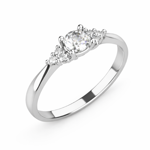 Zlatý zásnubní prsten 367