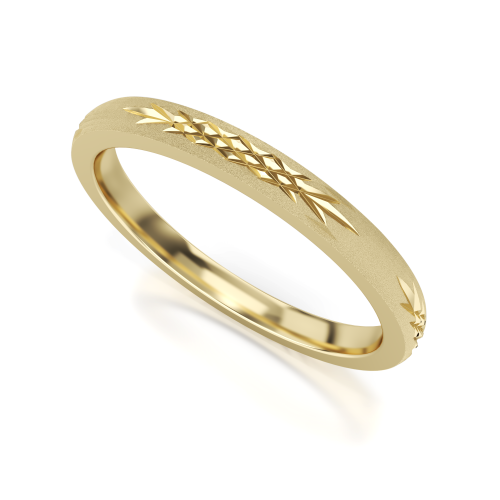 Dámský zlatý prsten B506 - Barva zlata: Žluté