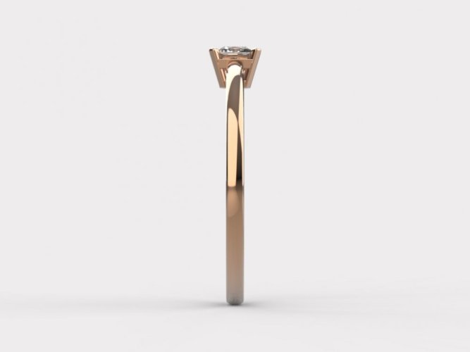 Zlatý zásnubní prsten 280