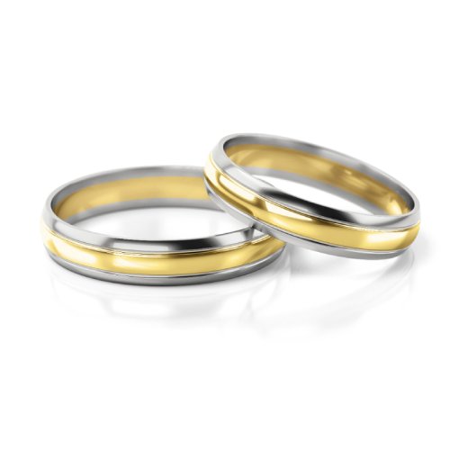Zlaté snubní prsteny 2239 - Barva zlata: Žluté