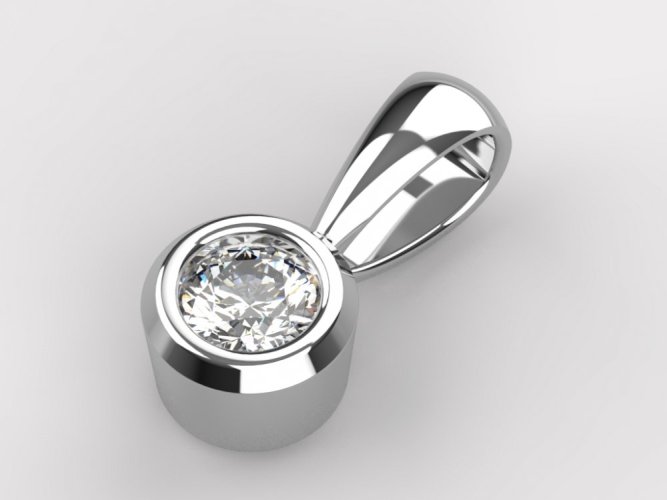 Zlatý přívěsek 012