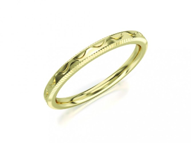 Dámský zlatý prsten B503 - Barva zlata: Růžové