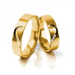 Zlaté snubní prsteny 4309