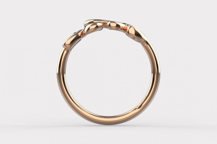 Dámský zlatý prsten Love 756 - Barva zlata: Žluté