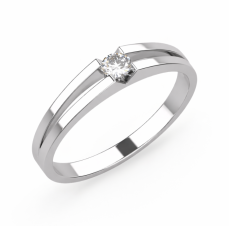 Zlatý zásnubní prsten 086