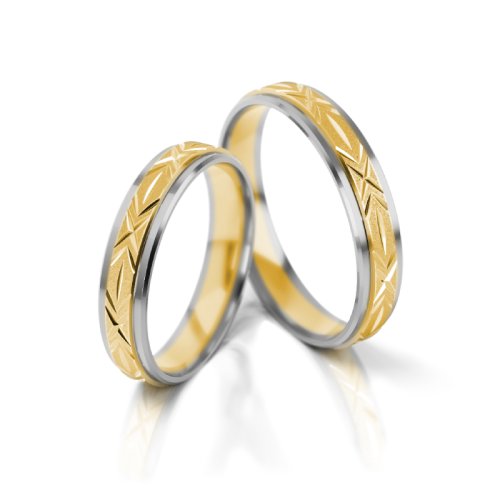 Zlaté snubní prsteny 2002 - Barva zlata: Růžové / Žluté