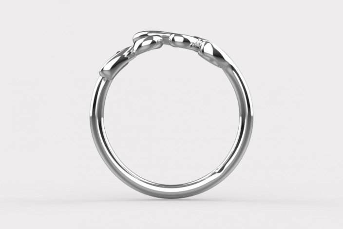 Dámský zlatý prsten Love 756 - Barva zlata: Žluté