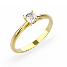 Zlatý zásnubní prsten 797
