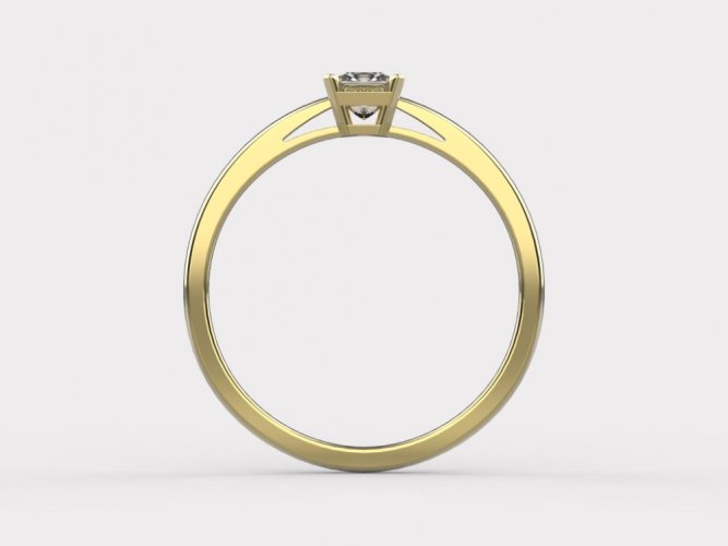 Zlatý zásnubní prsten 280