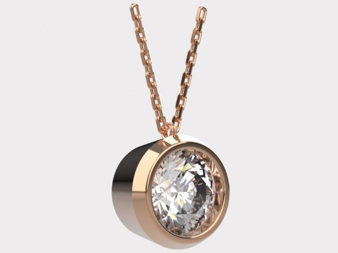 Dámský zlatý náhrdelník 012