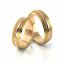Zlaté snubní prsteny 2146 - Barva zlata: Bílé / Žluté