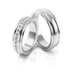 Zlaté snubní prsteny 3083