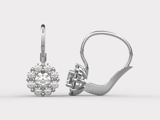 Dámské zlaté náušnice 010