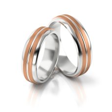 Zlaté snubní prsteny 4156