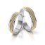 Zlaté snubní prsteny 3067 - Barva zlata: Bílé / Žluté