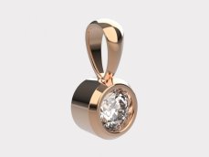 Zlatý přívěsek 012