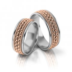 Zlaté snubní prsteny 3145
