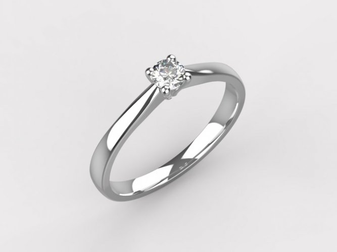 Zlatý zásnubní prsten 370