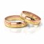Zlaté snubní prsteny 2257 - Barva zlata: Bílé / Žluté