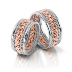 Zlaté snubní prsteny 3007