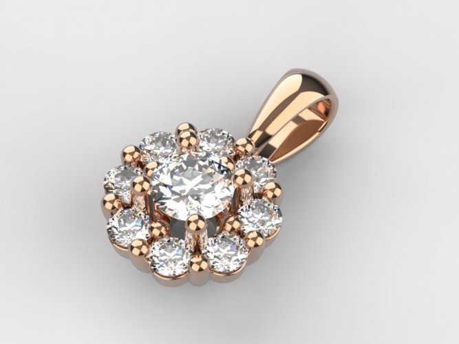 Zlatý přívěsek 010