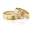 Zlaté snubní prsteny 2191 - Barva zlata: Žluté