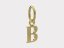 Zlatý přívěsek písmeno B
