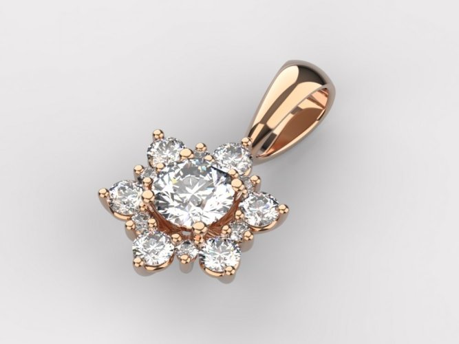 Zlatý přívěsek 011