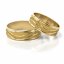 Zlaté snubní prsteny 2176 - Barva zlata: Bílé / Žluté
