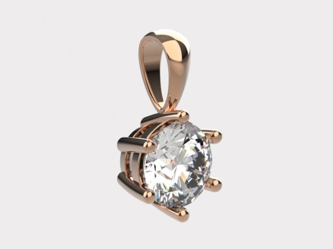 Zlatý přívěsek 018