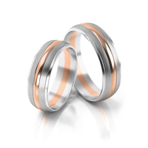 Zlaté snubní prsteny 2146 - Barva zlata: Žluté