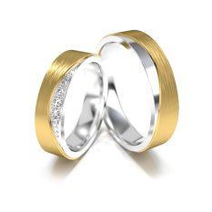 Zlaté snubní prsteny 3327
