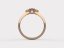 Zlatý zásnubní prsten 366