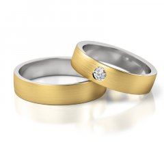 Zlaté snubní prsteny 3249
